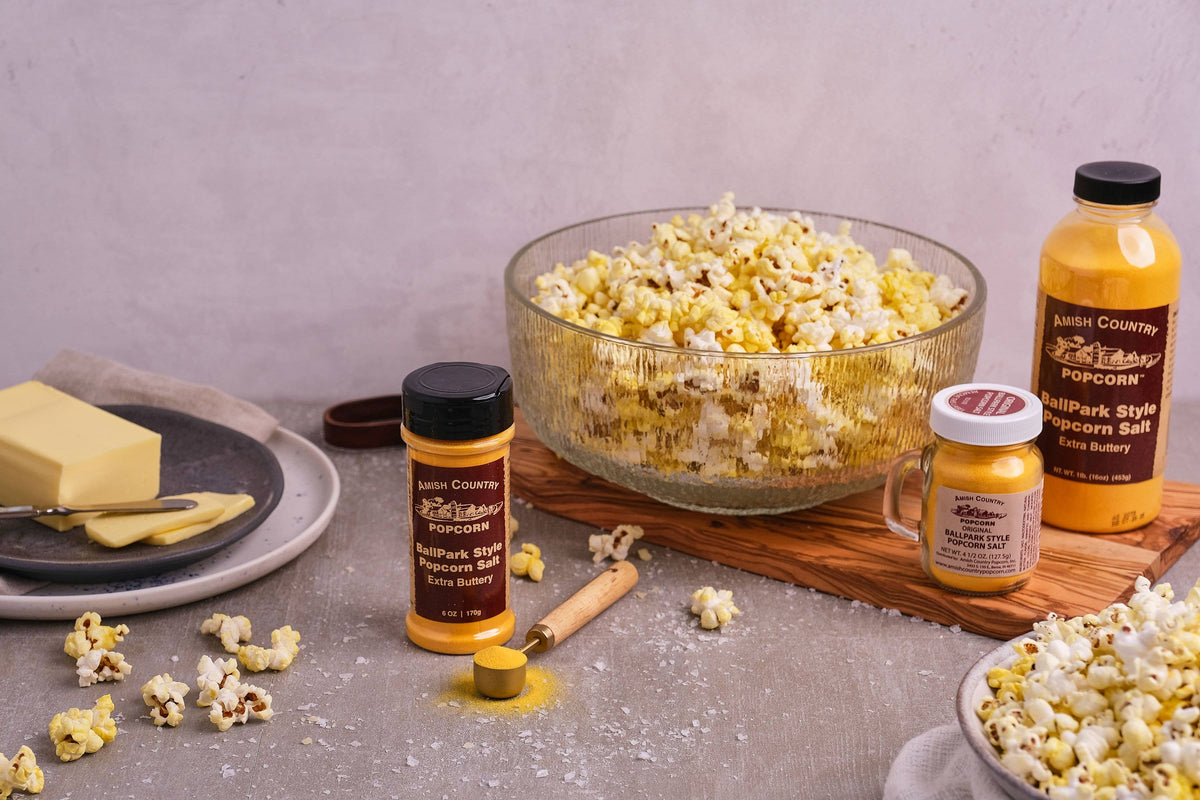 Amish Country Popcorn - 5.5oz. Ballpark-Style Popcorn Salt