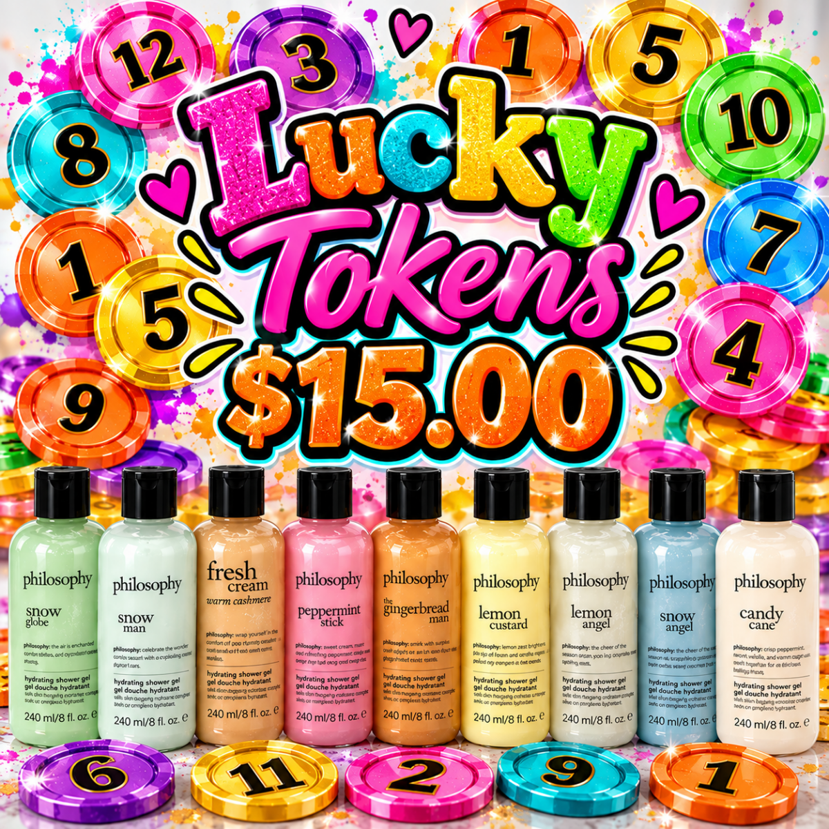 $15 Tokens - Purses & Pearls