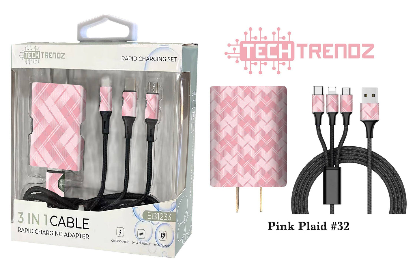 Tech Trendz - Quick Charging All In One Set