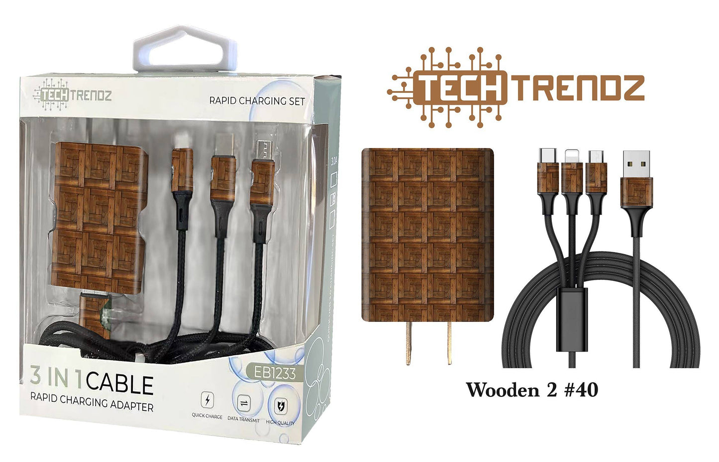 Tech Trendz - Quick Charging All In One Set