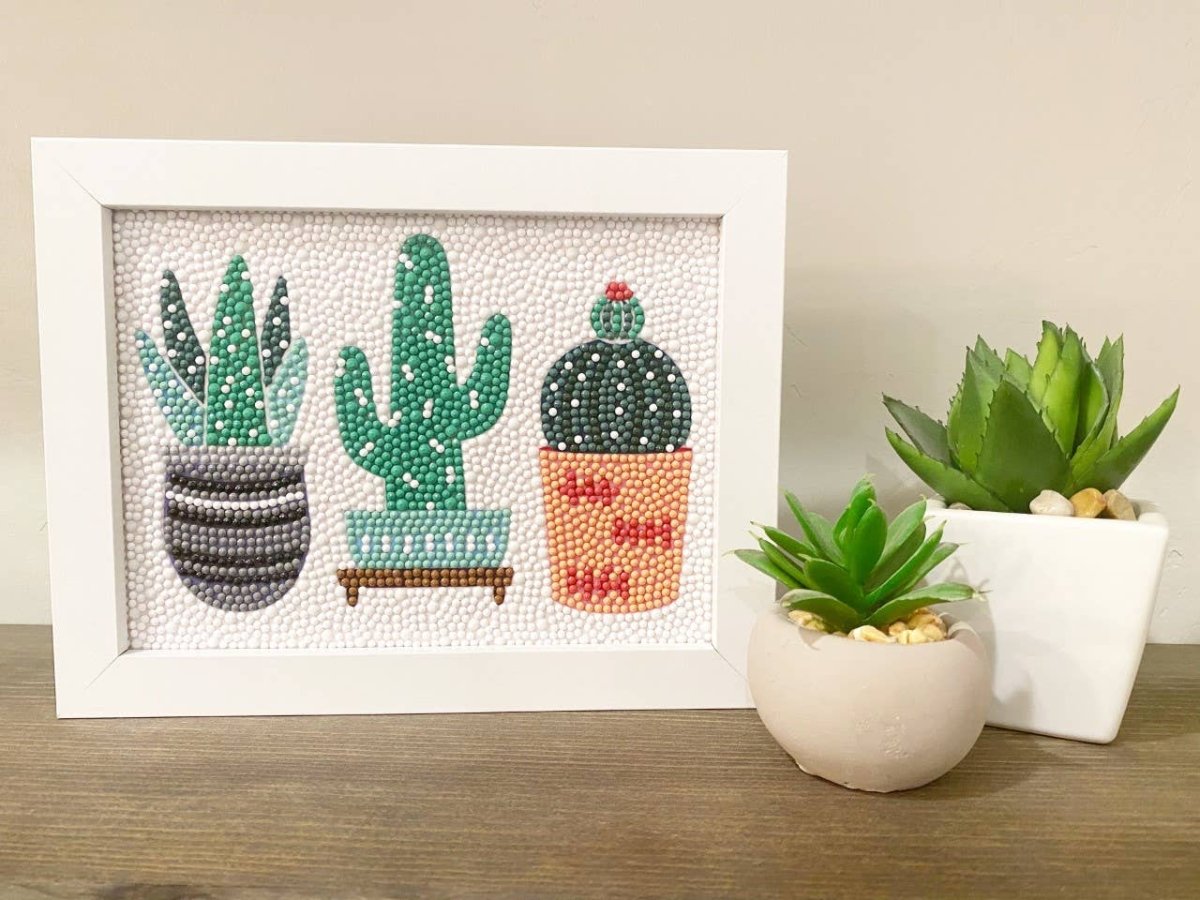 Addison Lane Designs Inc. - Cactus Diamond Art Kit - Purses & Pearls