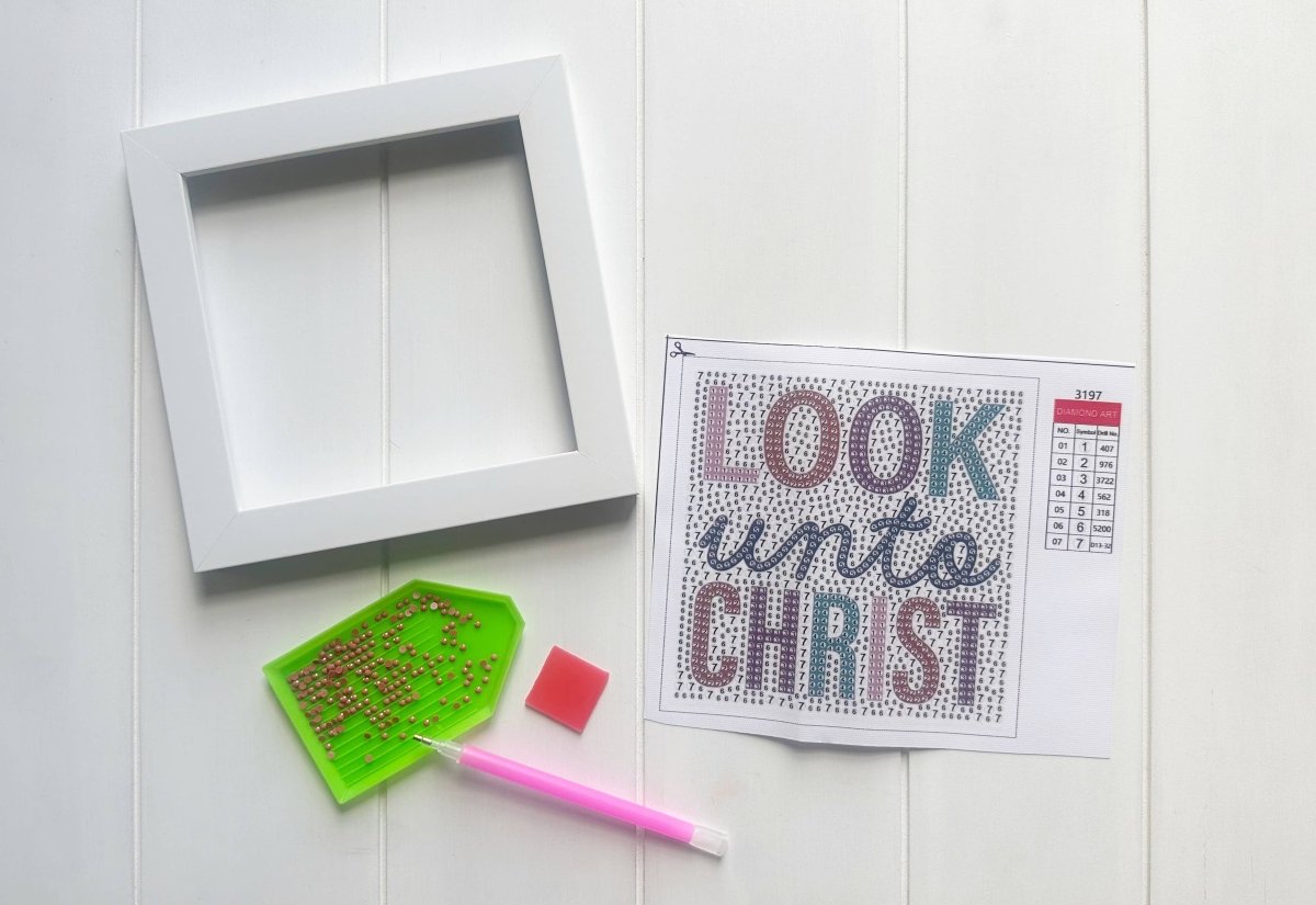 Addison Lane Designs Inc. - Look unto Christ Diamond Art Kit - Purses & Pearls