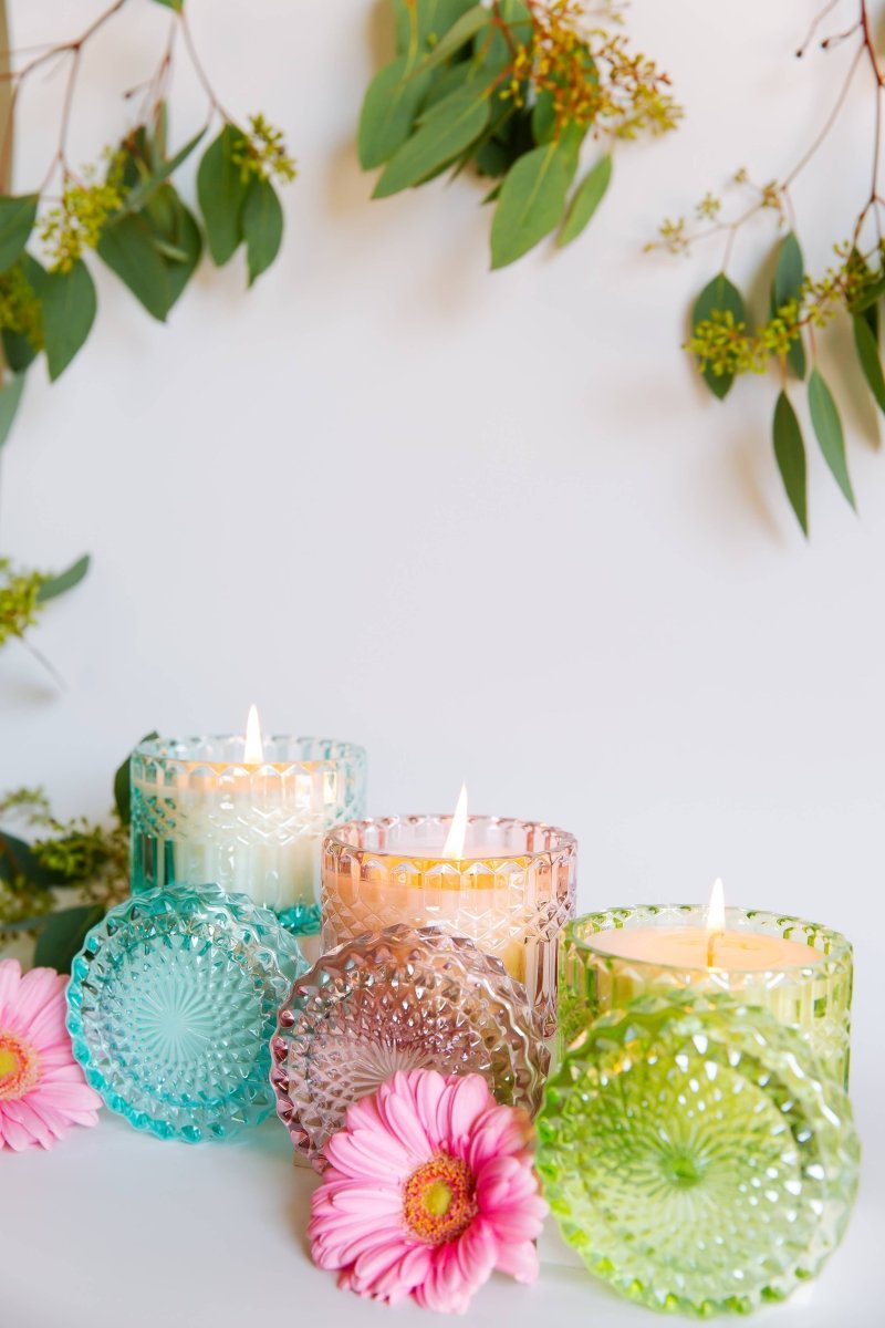 Azure Sands 8oz Petite Shimmer Candle - Purses & Pearls
