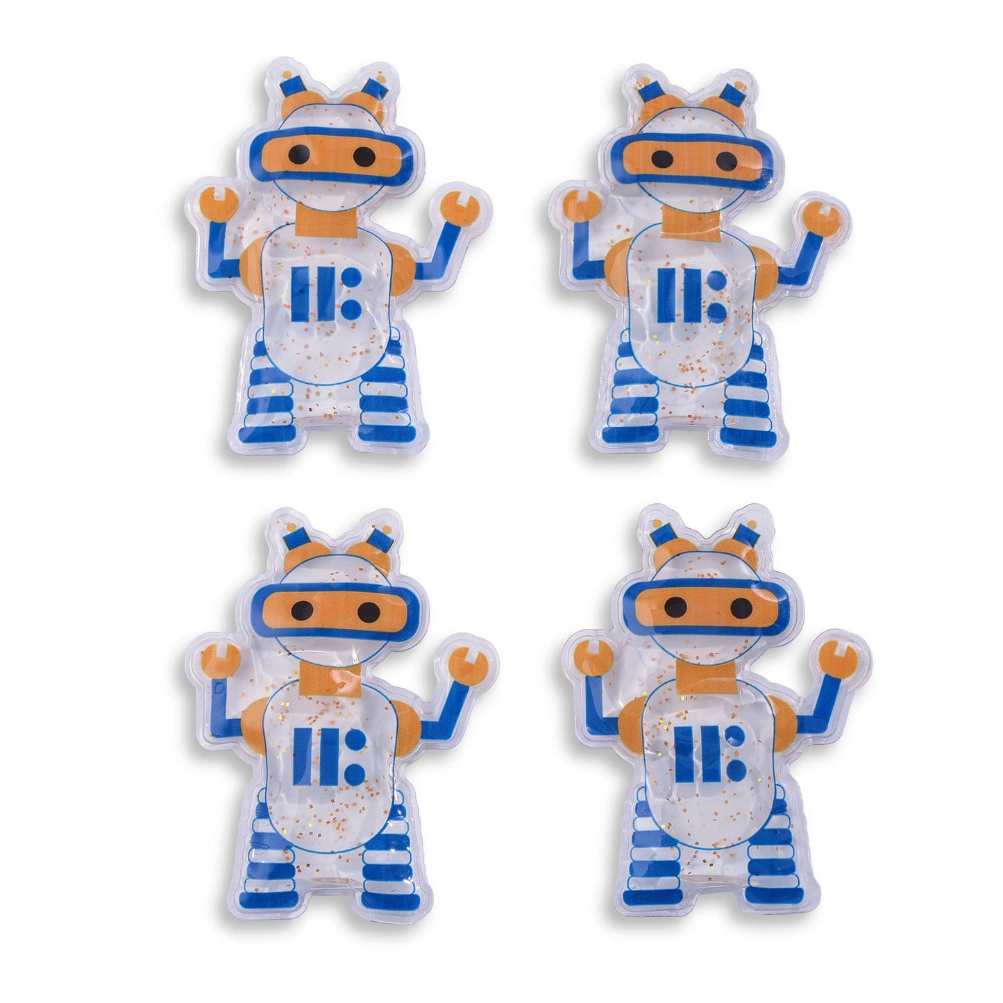 Core Home - Set of 4 Gel Ice Packs - Robot