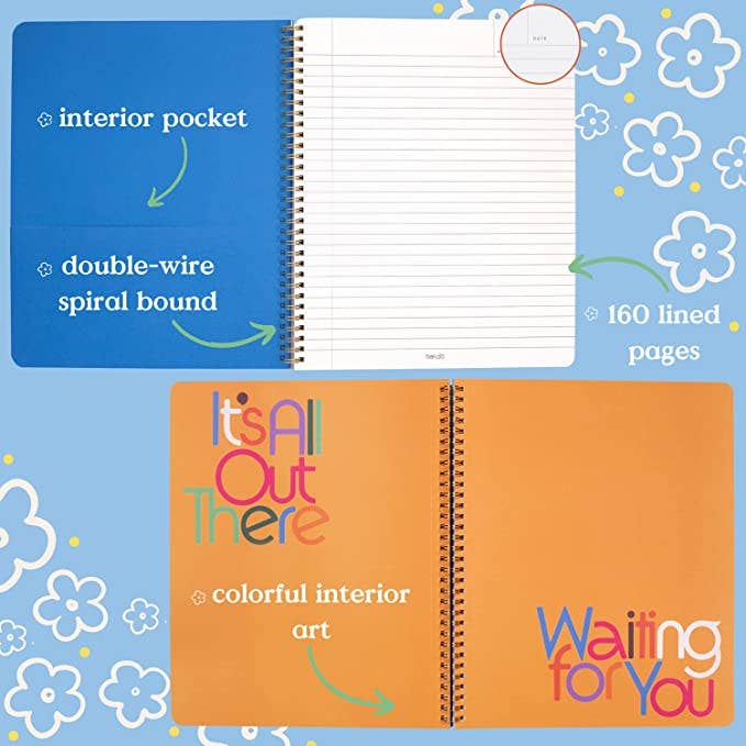 Ban.do - Large Notebook , The Possibilities Are Endless - Purses & Pearls