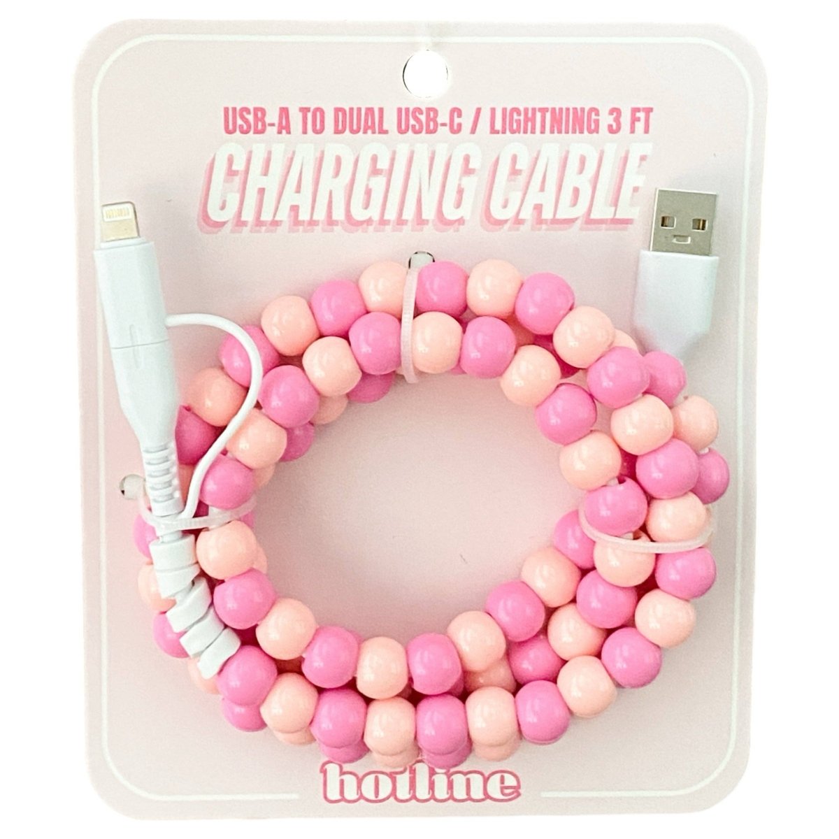 Beaded Charging Cables - Purses & Pearls