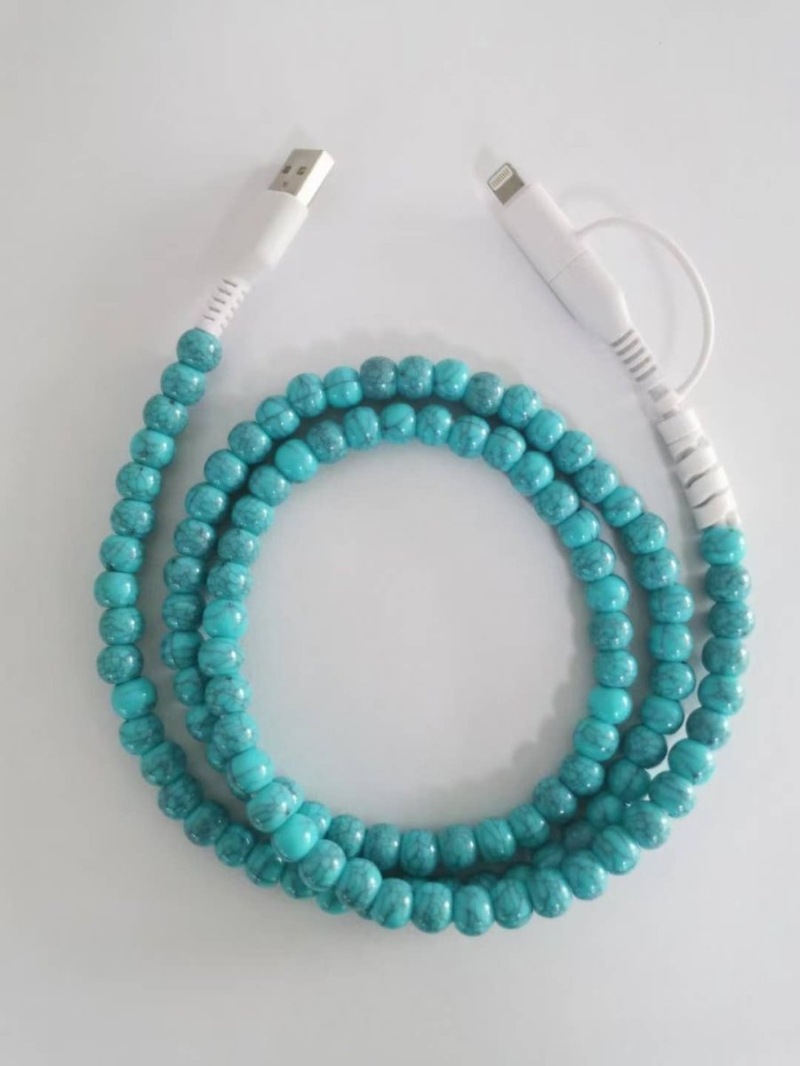 Beaded Charging Cables - Purses & Pearls