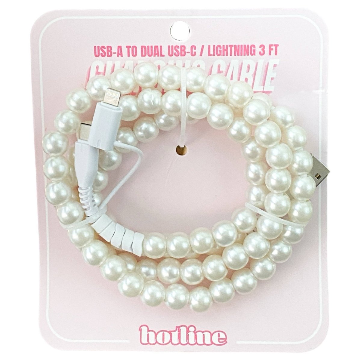 Beaded Charging Cables - Purses & Pearls