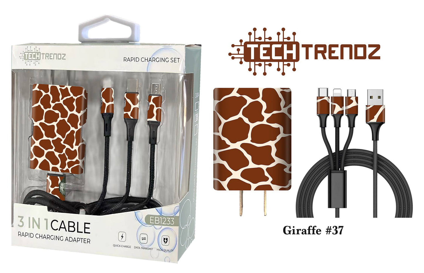 Tech Trendz - Quick Charging All In One Set