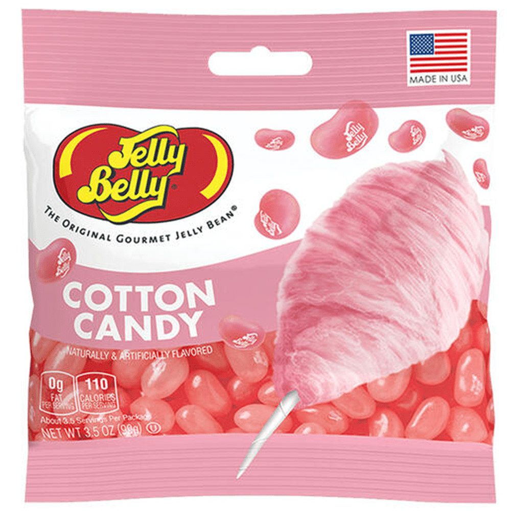 Cow Crack Wholesale - Jelly Belly Cotton Candy 3.5 oz - Purses & Pearls