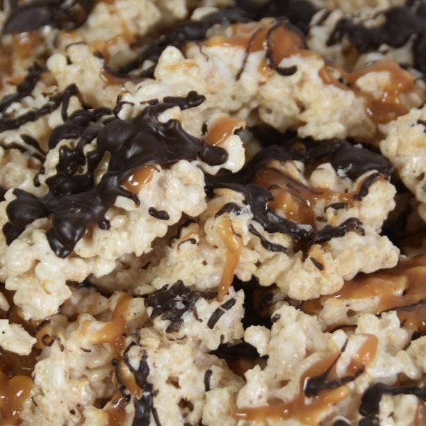 Creative Crispies Co. - "Clusters" Chocolate, Caramel & Sea Salt Crispie Mix - Purses & Pearls
