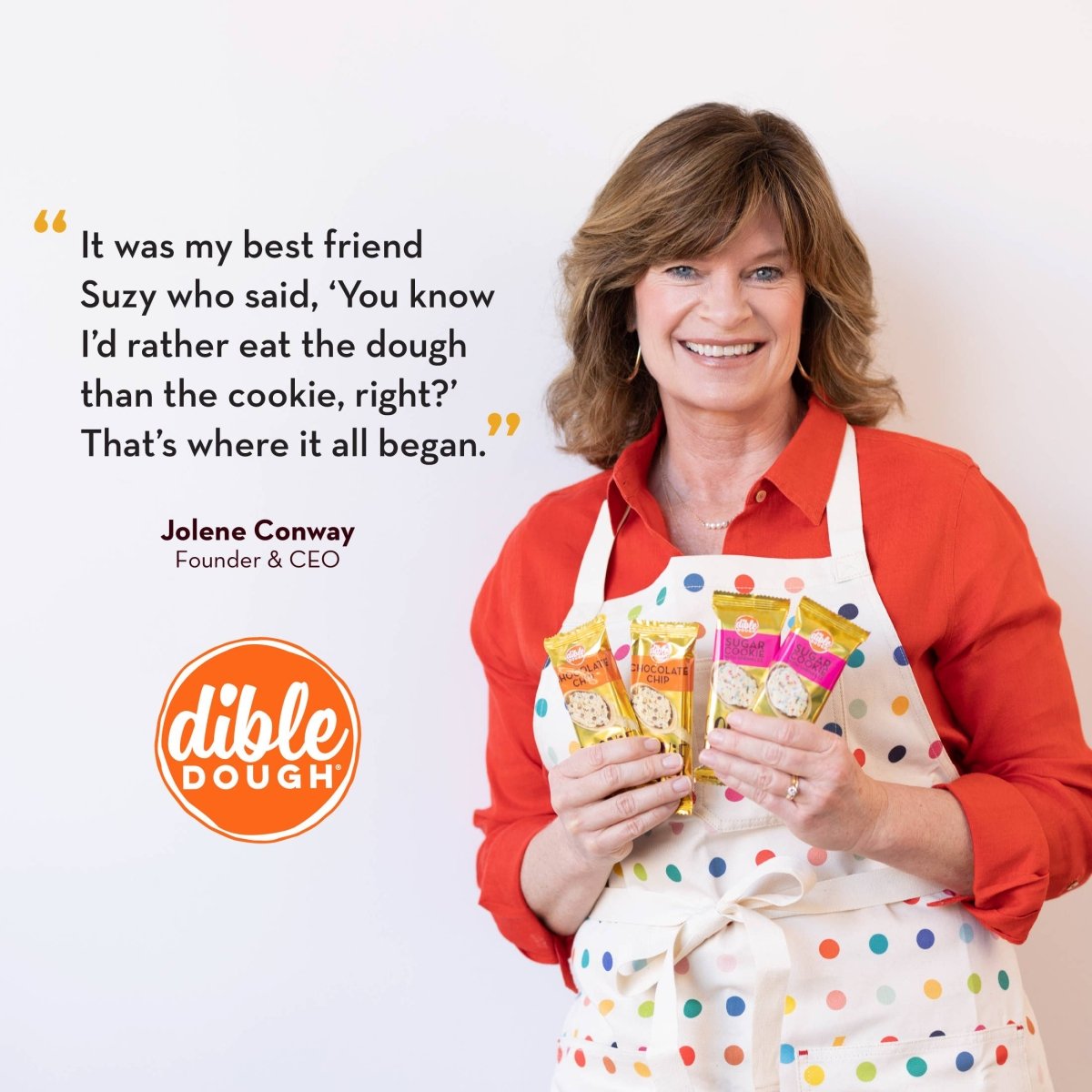 Dible Dough, LLC - Peanut Butter with Chocolate Chips Cookie Dough Bar - Purses & Pearls