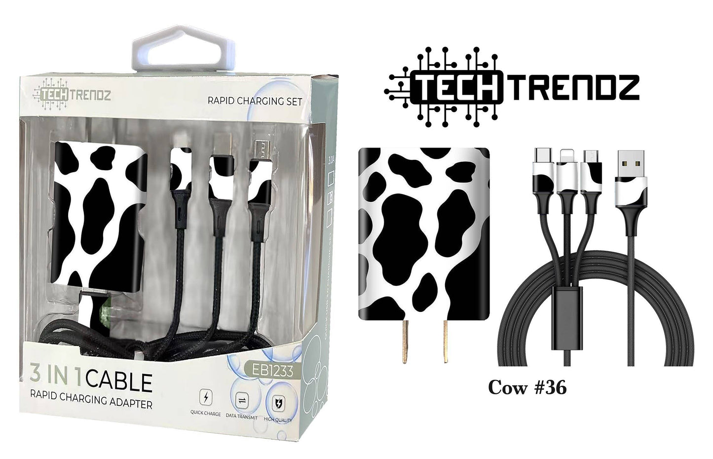 Tech Trendz - Quick Charging All In One Set