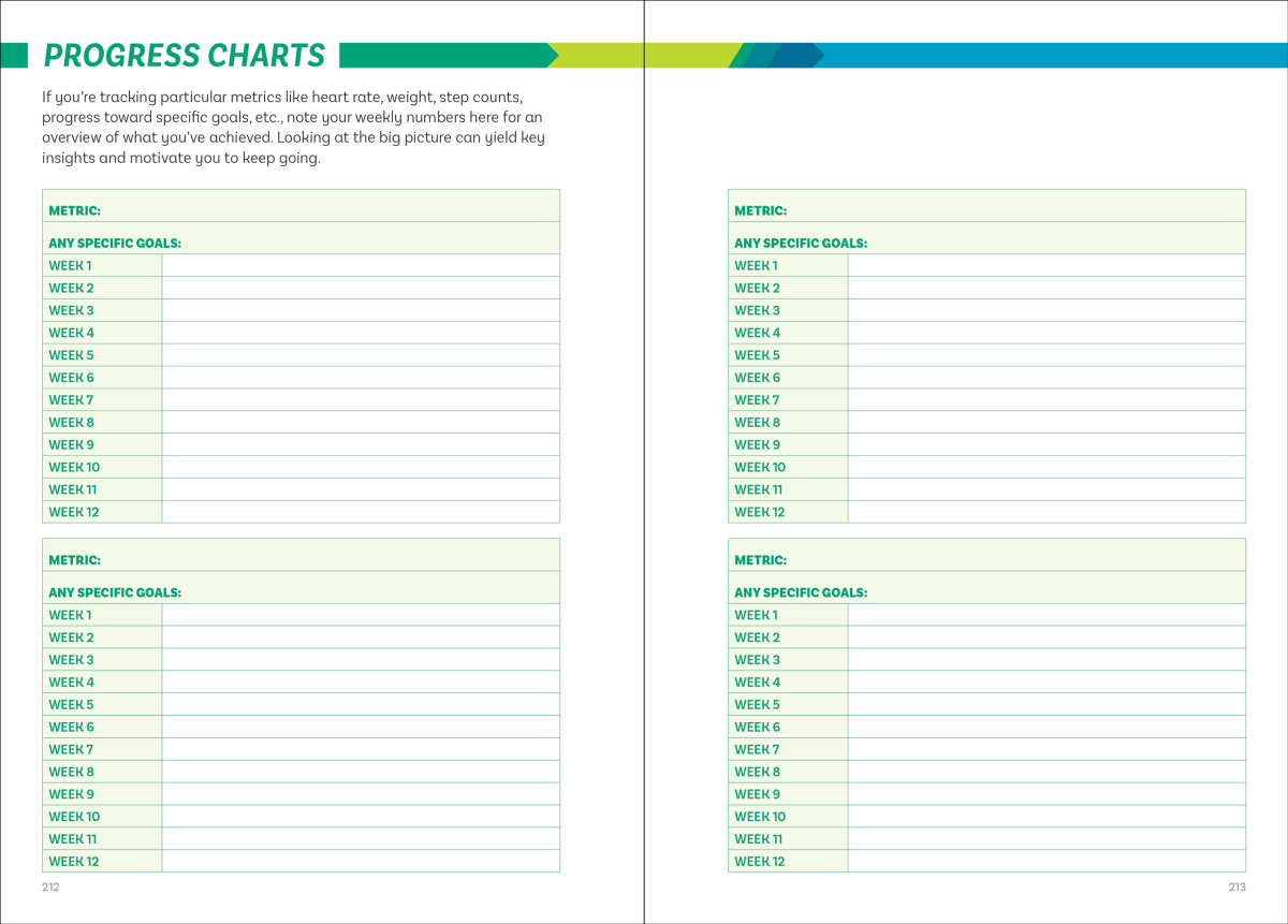 Food & Fitness Logbook - Purses & Pearls