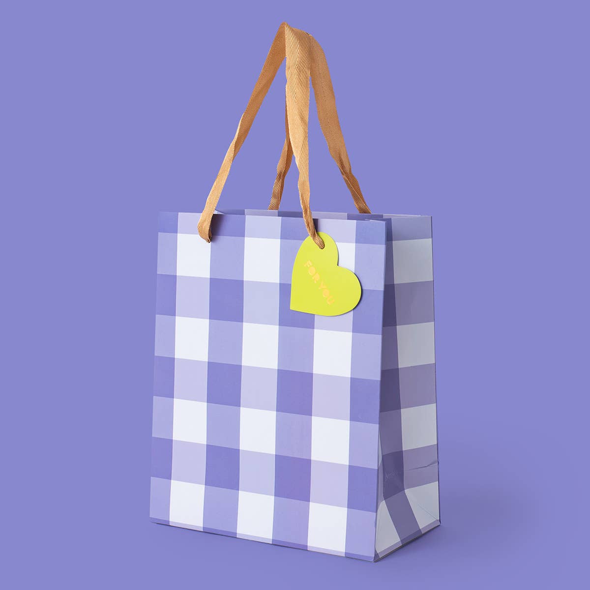 Gift Bags - Blue Gingham - Assorted Sizes to Choose From - Purses & Pearls