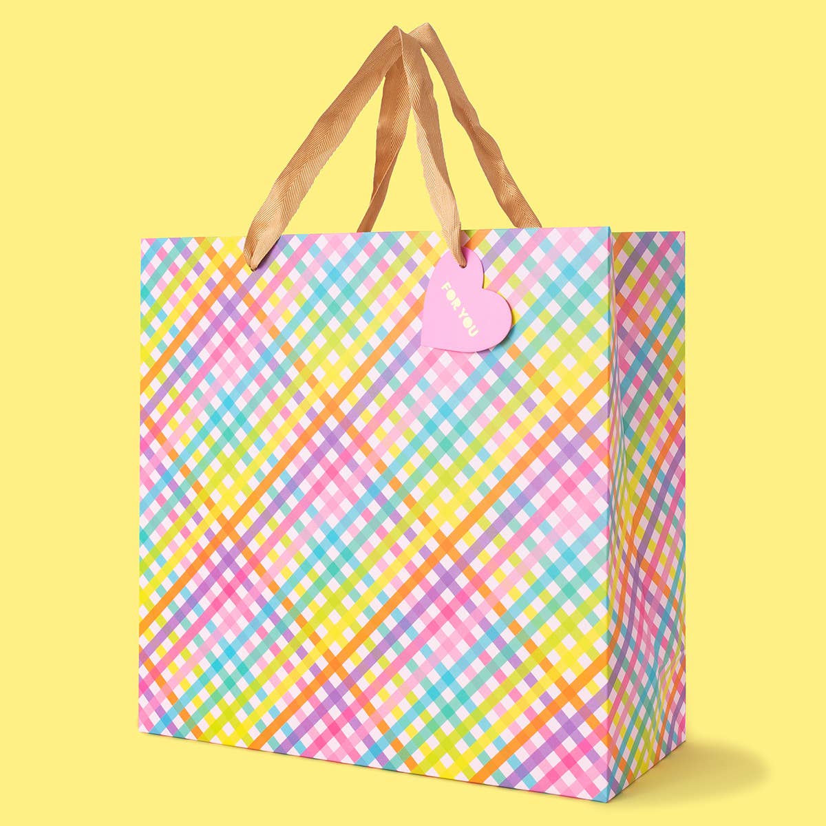 Gift Bags - Colorful Gingham - Assorted Sizes to Choose From - Purses & Pearls