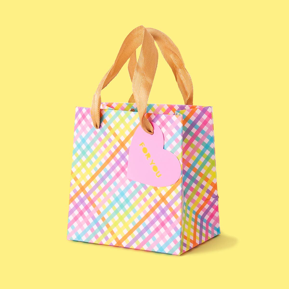 Gift Bags - Colorful Gingham - Assorted Sizes to Choose From - Purses & Pearls
