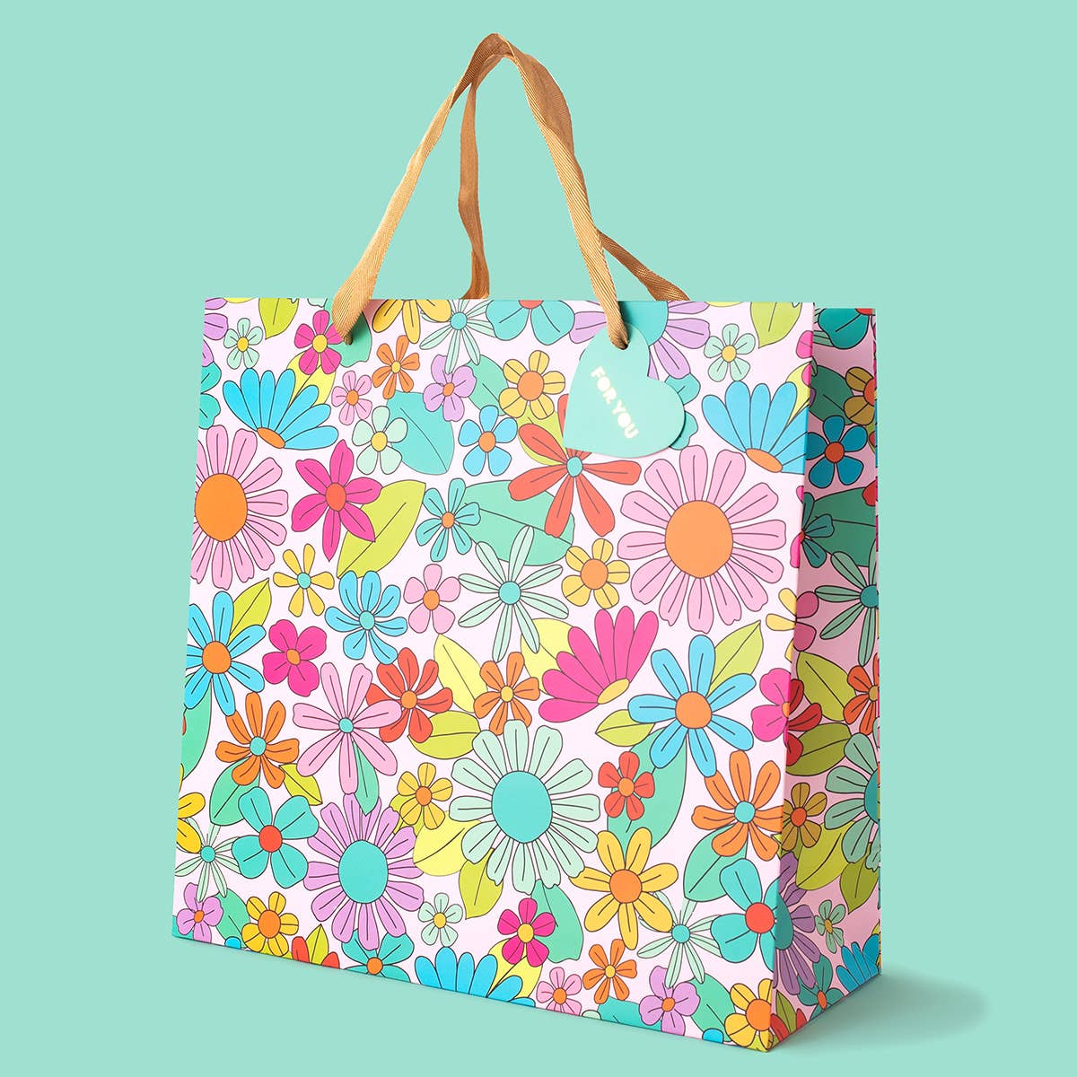 Gift Bags - Flower Garden - Assorted Sizes to Choose From - Purses & Pearls