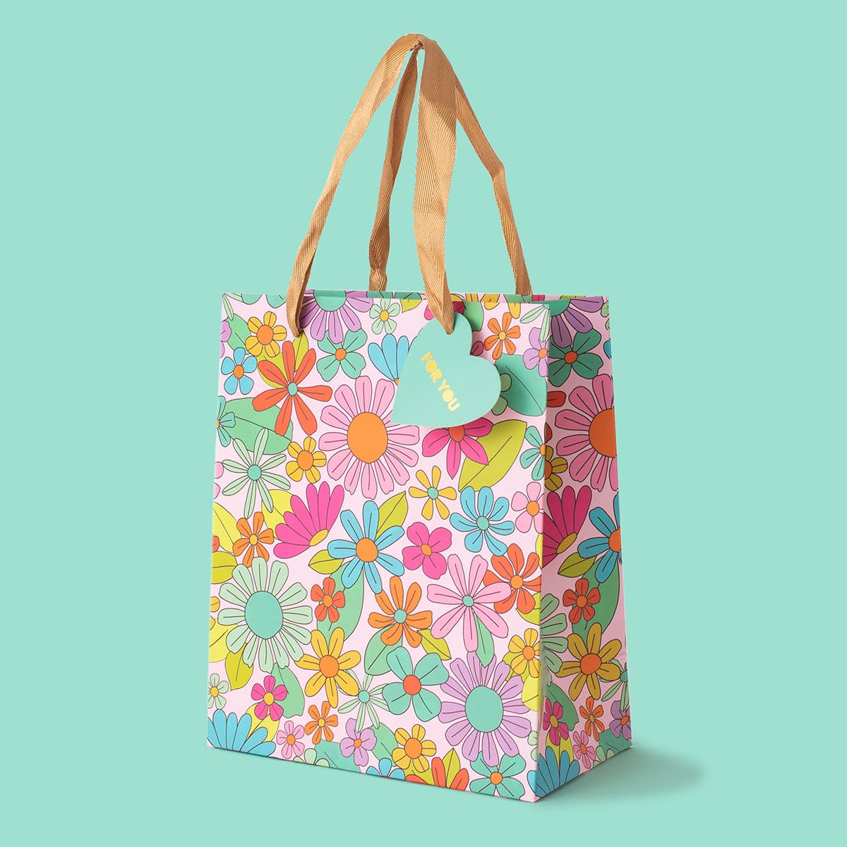Gift Bags - Flower Garden - Assorted Sizes to Choose From - Purses & Pearls