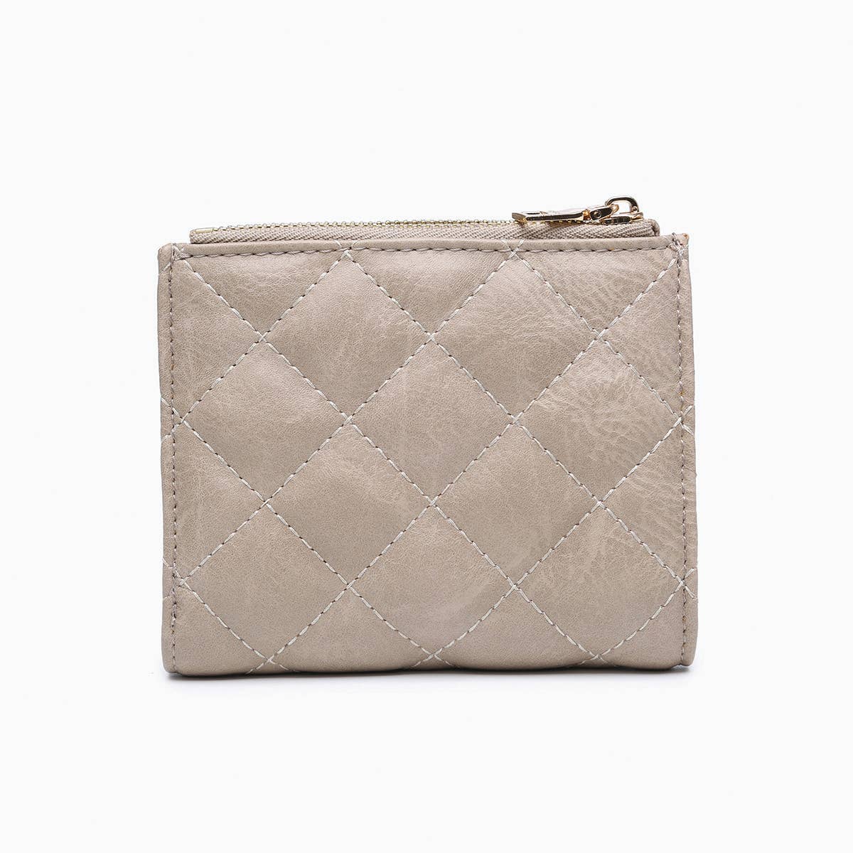 Jen & Co. - WL2228 Melody Quilted Zip Top Wallet - Purses & Pearls