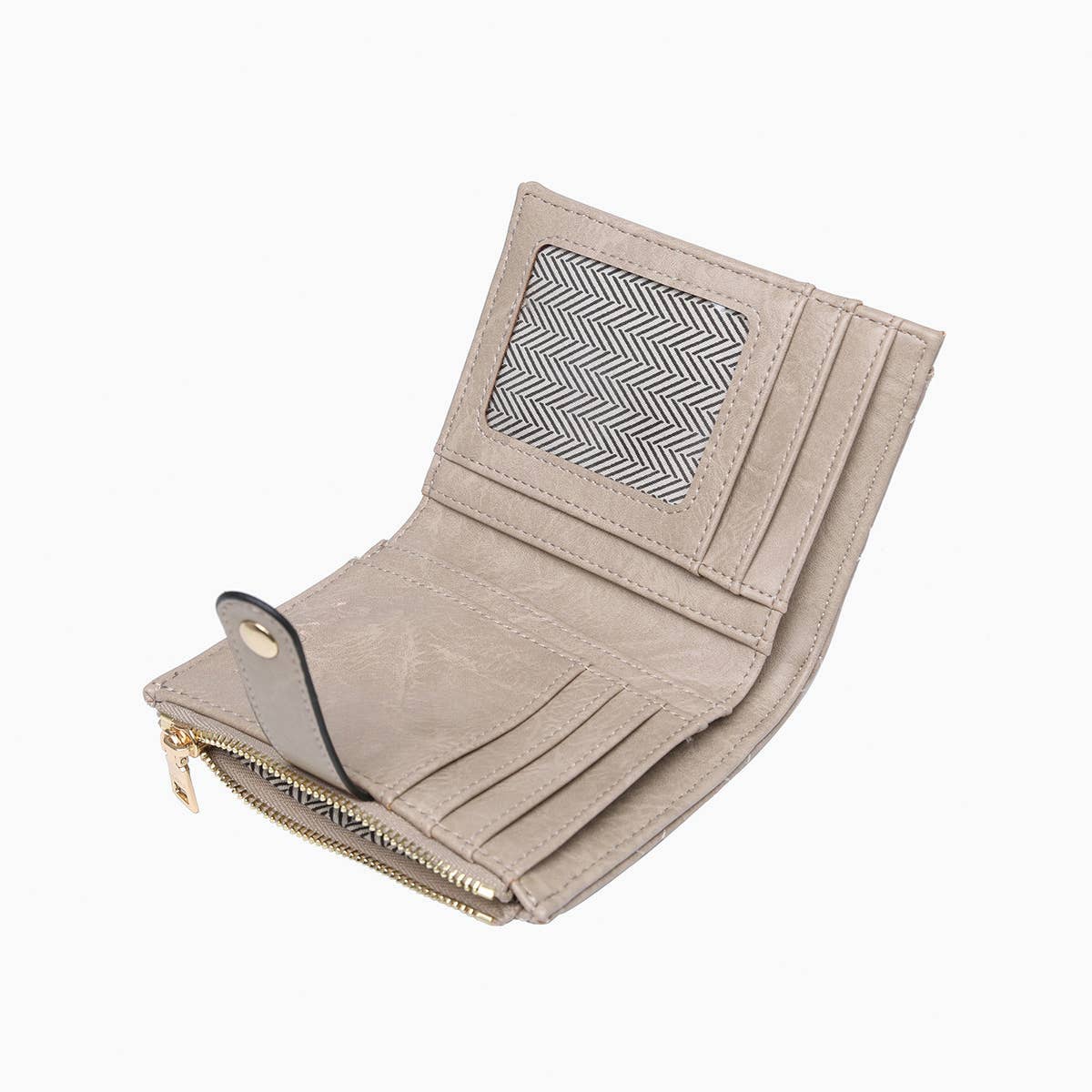 Jen & Co. - WL2228 Melody Quilted Zip Top Wallet - Purses & Pearls