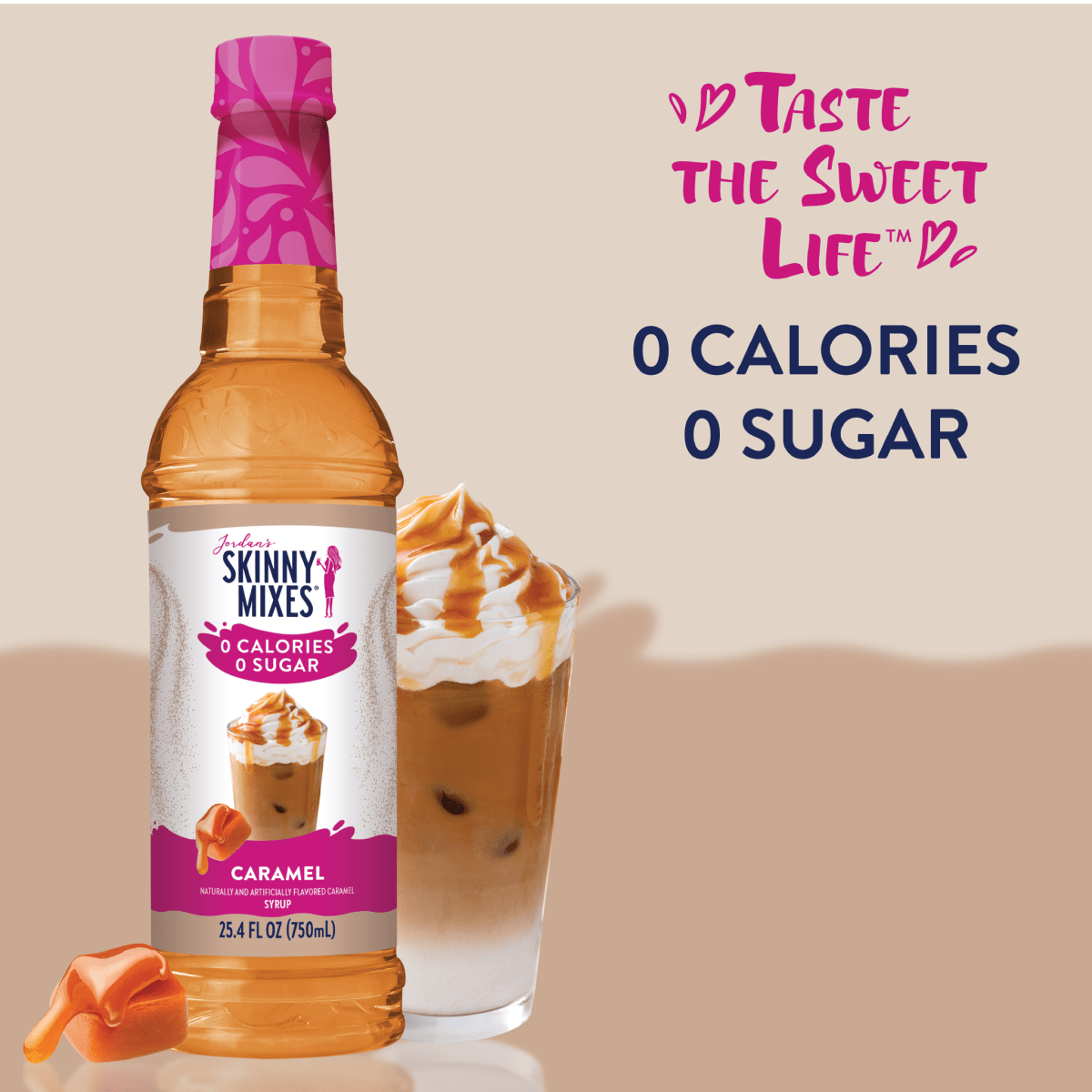 Jordan's Skinny Mixes - Sugar Free Caramel Syrup - Purses & Pearls