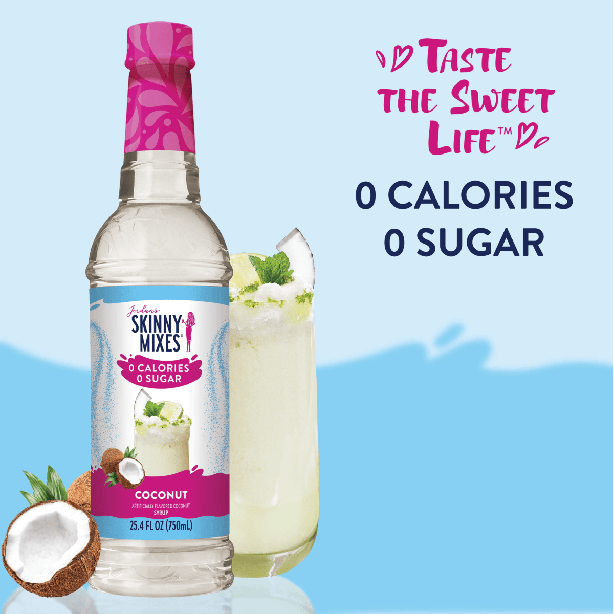 Jordan's Skinny Mixes - Sugar Free Coconut Syrup - Purses & Pearls
