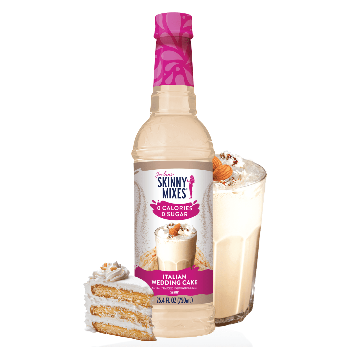 Jordan's Skinny Mixes - Sugar Free Italian Wedding Cake Syrup - Purses & Pearls