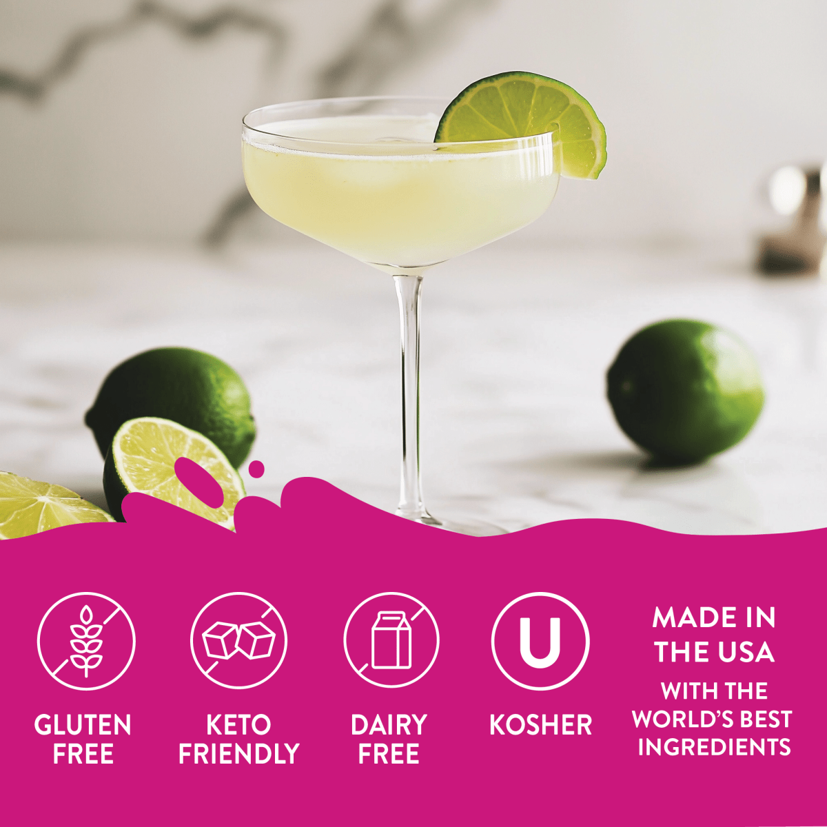Jordan's Skinny Mixes - Sugar Free Lime Syrup - 375ml - Purses & Pearls