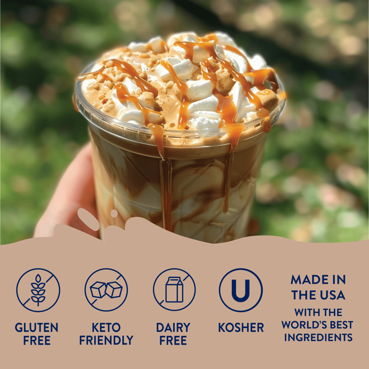 Jordan's Skinny Mixes - Sugar Free Salted Caramel Syrup - Purses & Pearls