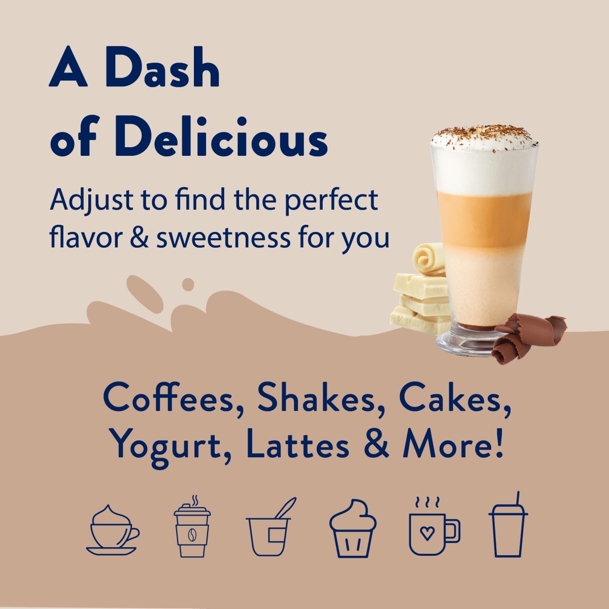 Jordan's Skinny Mixes - Sugar Free White Chocolate Mocha Syrup - Purses & Pearls
