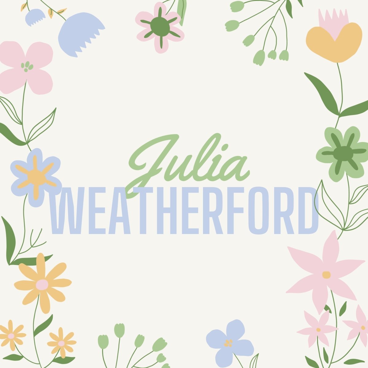 Julia Weatherford - Purses & Pearls
