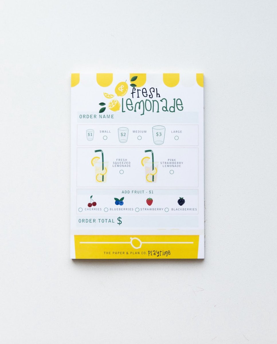 Kids Lemonade Stand Playtime Pad - Purses & Pearls