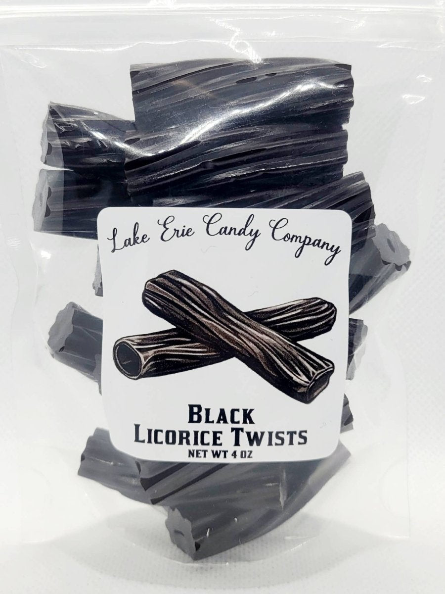 Lake Erie Candy Company - Black Licorice Twists - Purses & Pearls