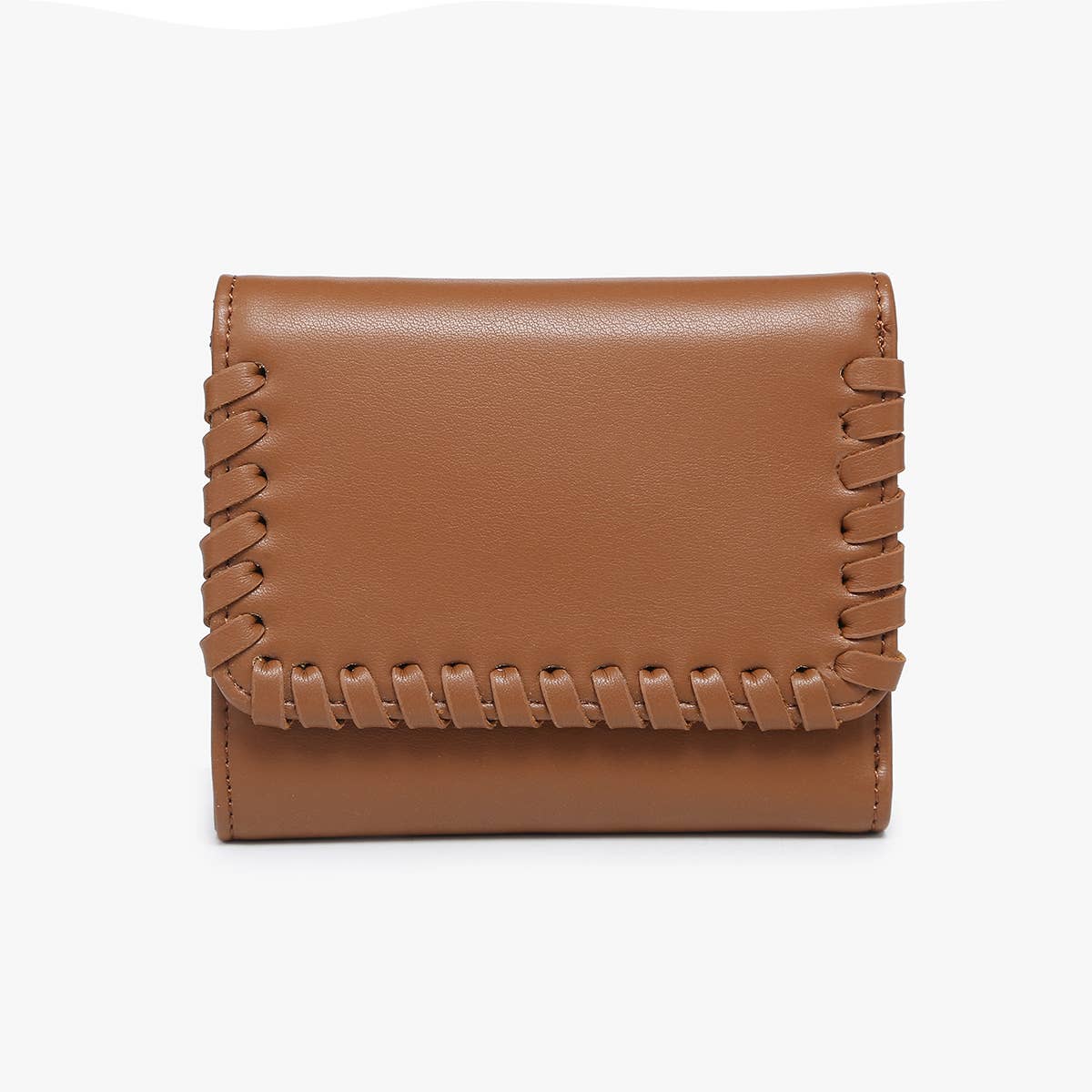 Logan Whipstitch Tri - fold Wallet - Purses & Pearls