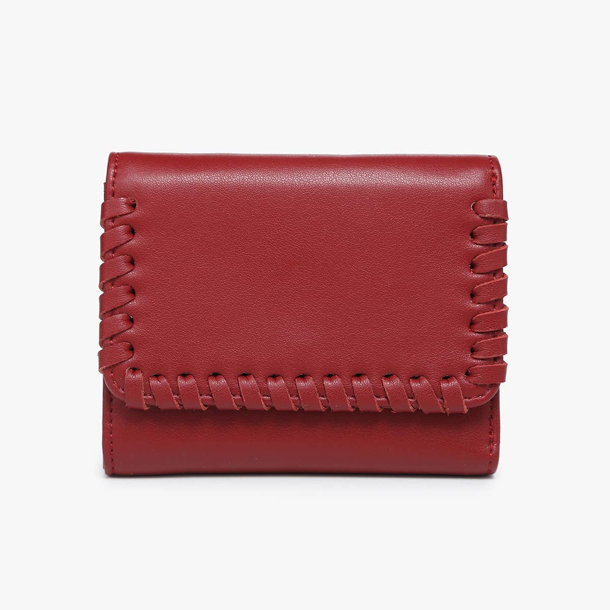 Logan Whipstitch Tri - fold Wallet - Purses & Pearls