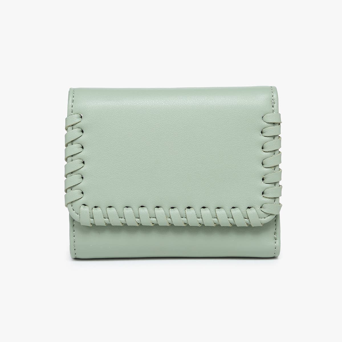 Logan Whipstitch Tri - fold Wallet - Purses & Pearls