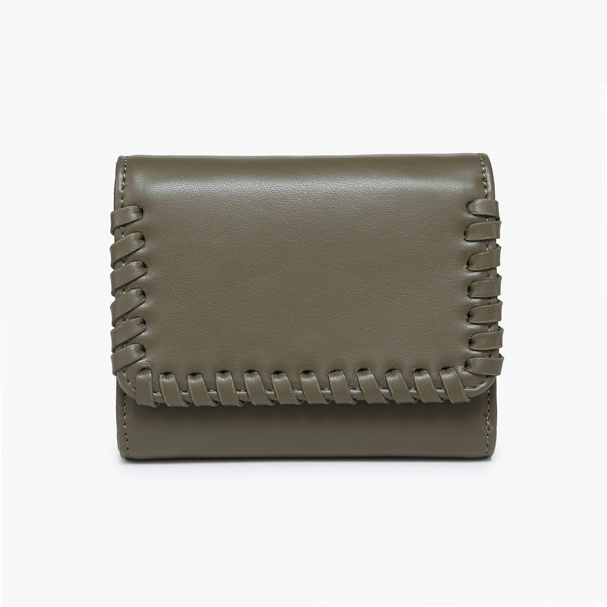 Logan Whipstitch Tri - fold Wallet - Purses & Pearls