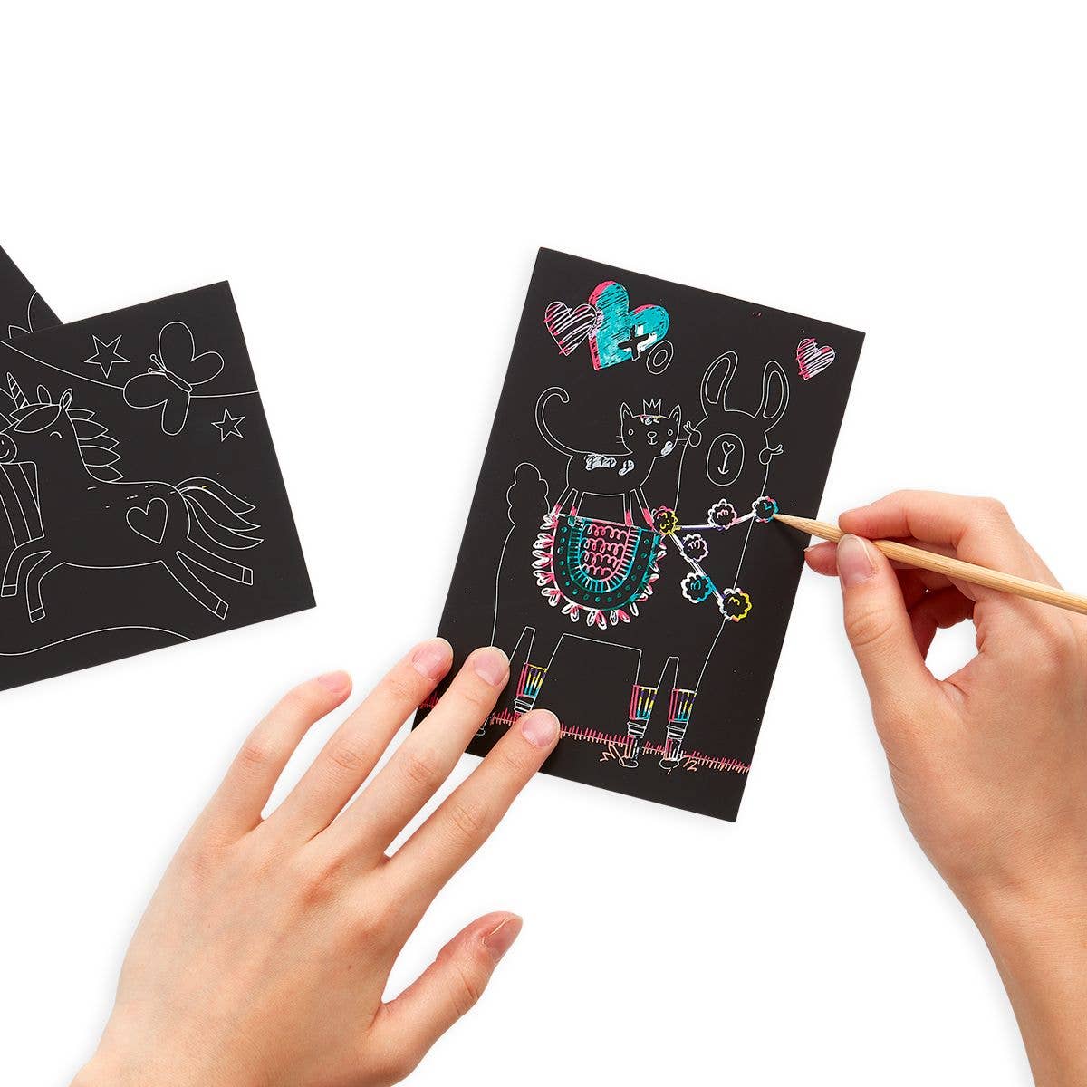 Mini Scratch & Scribble Art Kit: Unicorn - Purses & Pearls