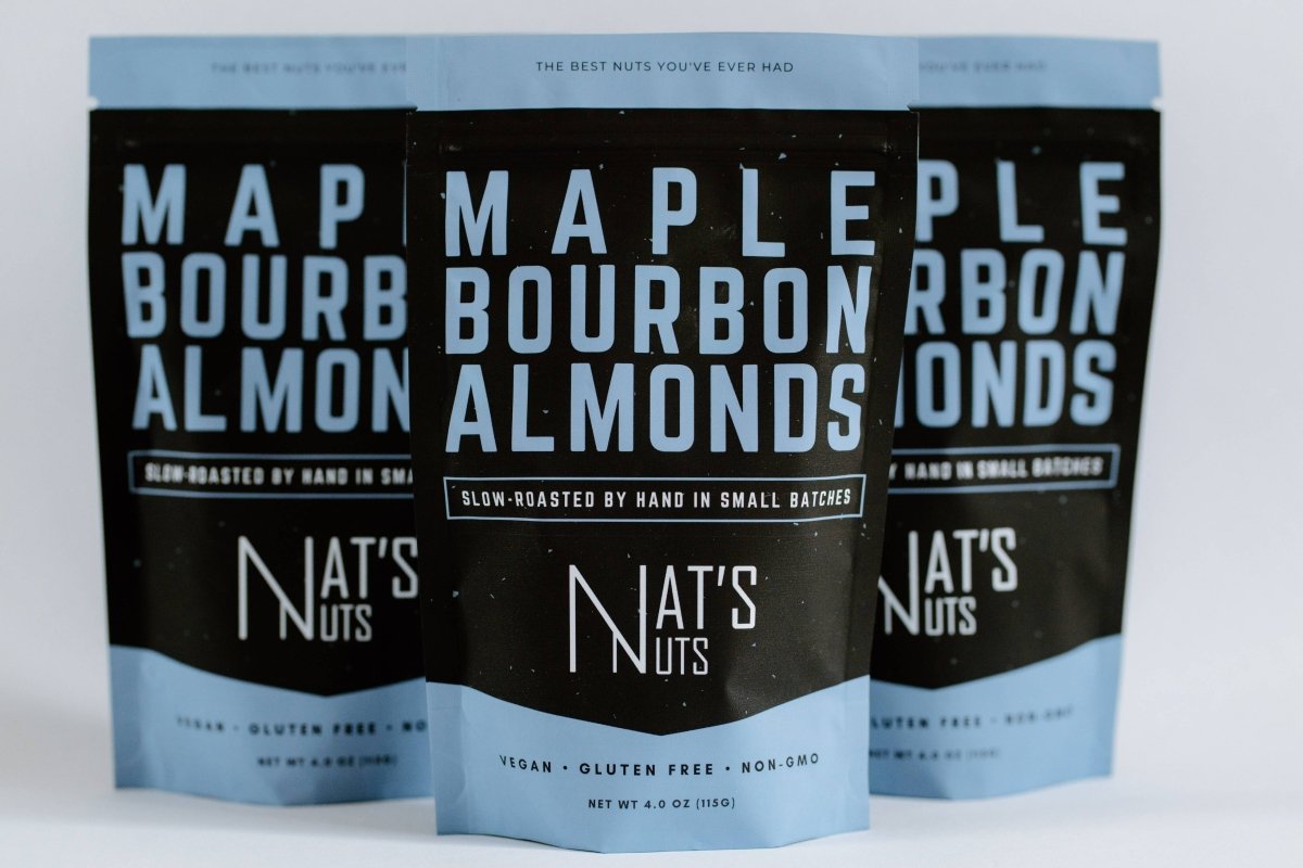 Nat's Nuts - Maple Bourbon Almonds - Purses & Pearls