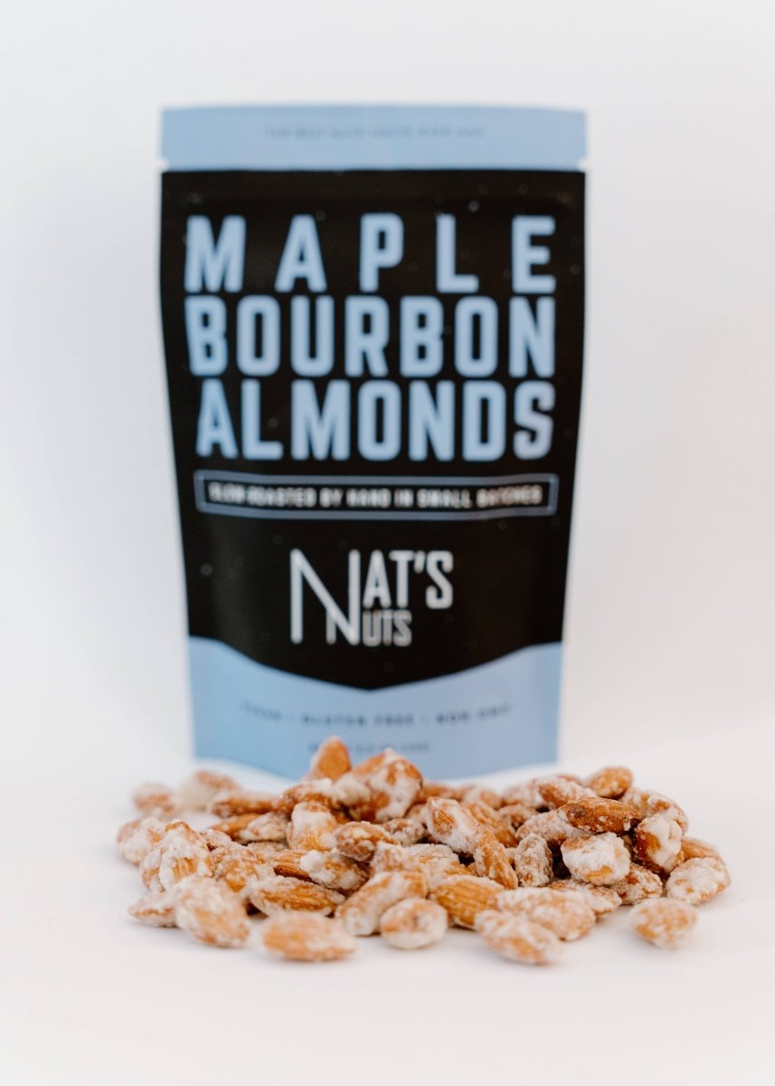 Nat's Nuts - Maple Bourbon Almonds - Purses & Pearls