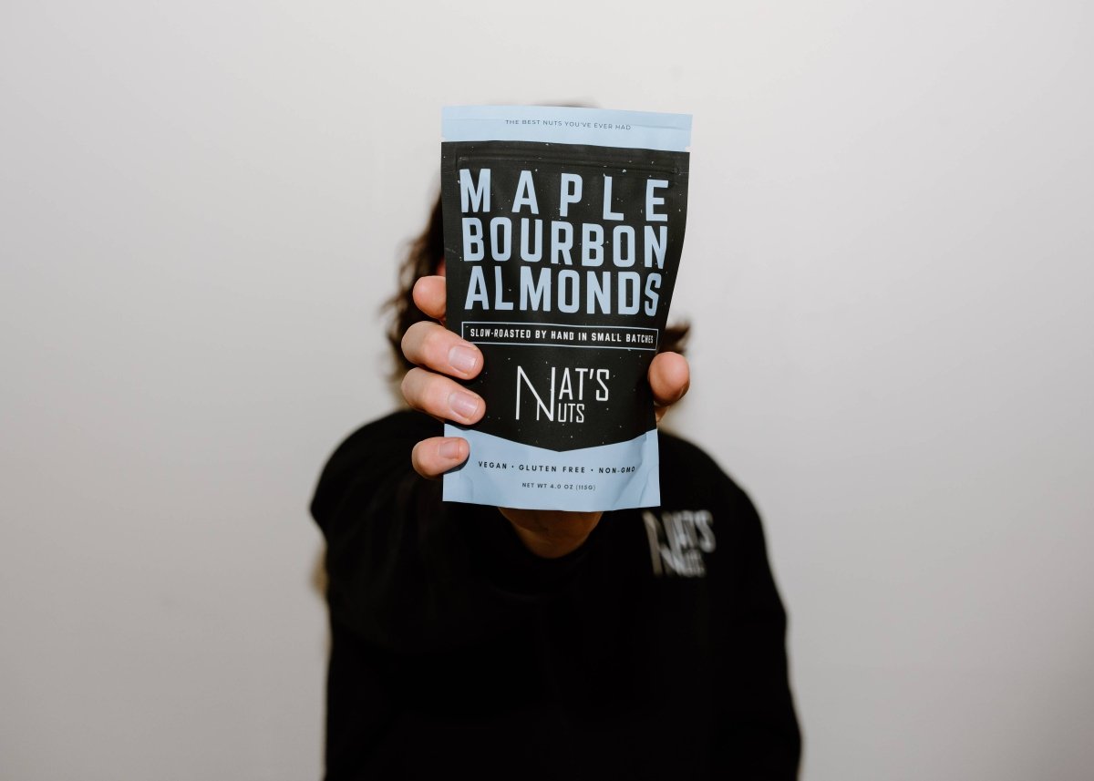 Nat's Nuts - Maple Bourbon Almonds - Purses & Pearls