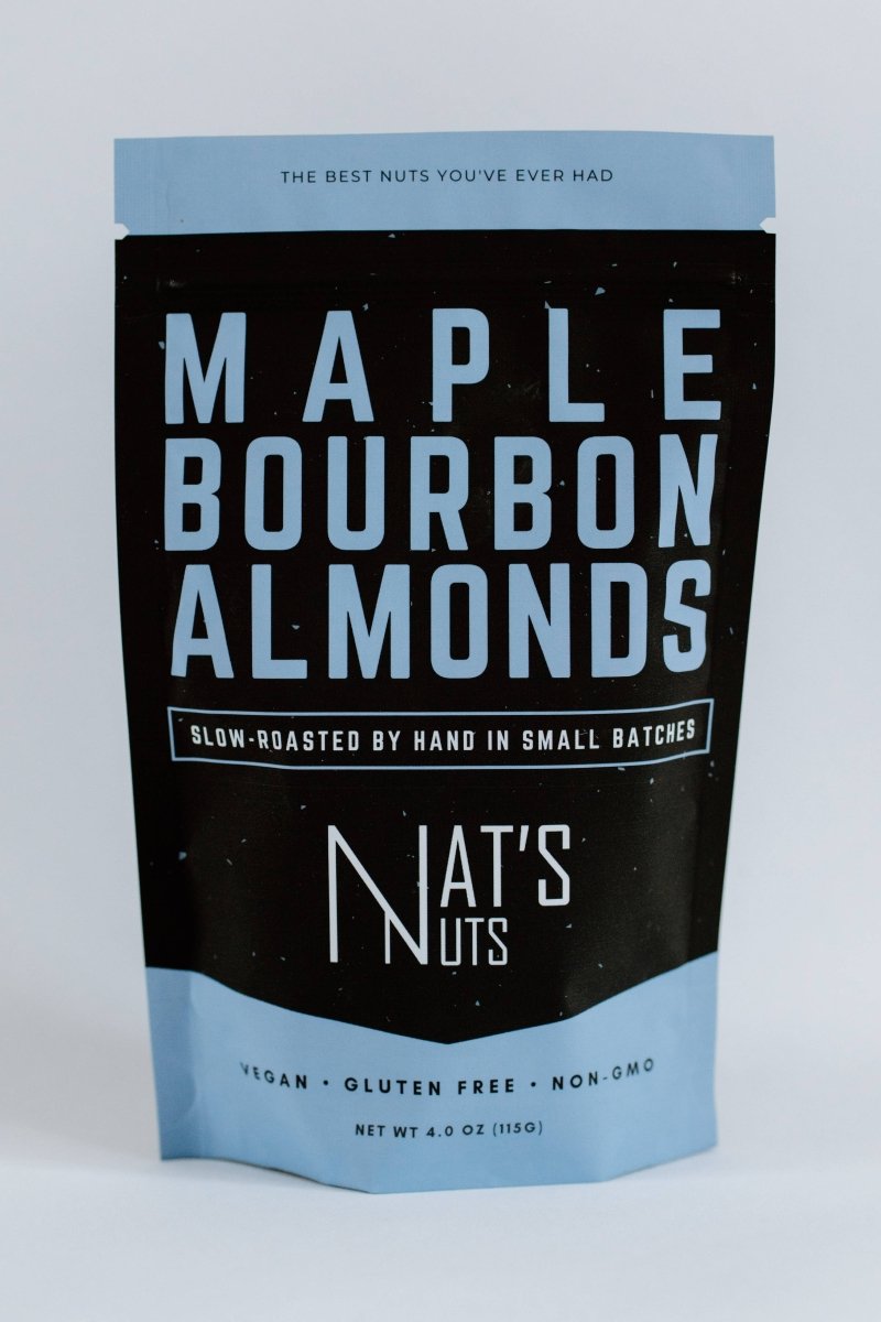Nat's Nuts - Maple Bourbon Almonds - Purses & Pearls