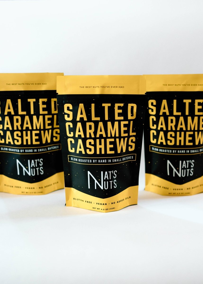 Nat's Nuts - Salted Caramel Cashews - Purses & Pearls