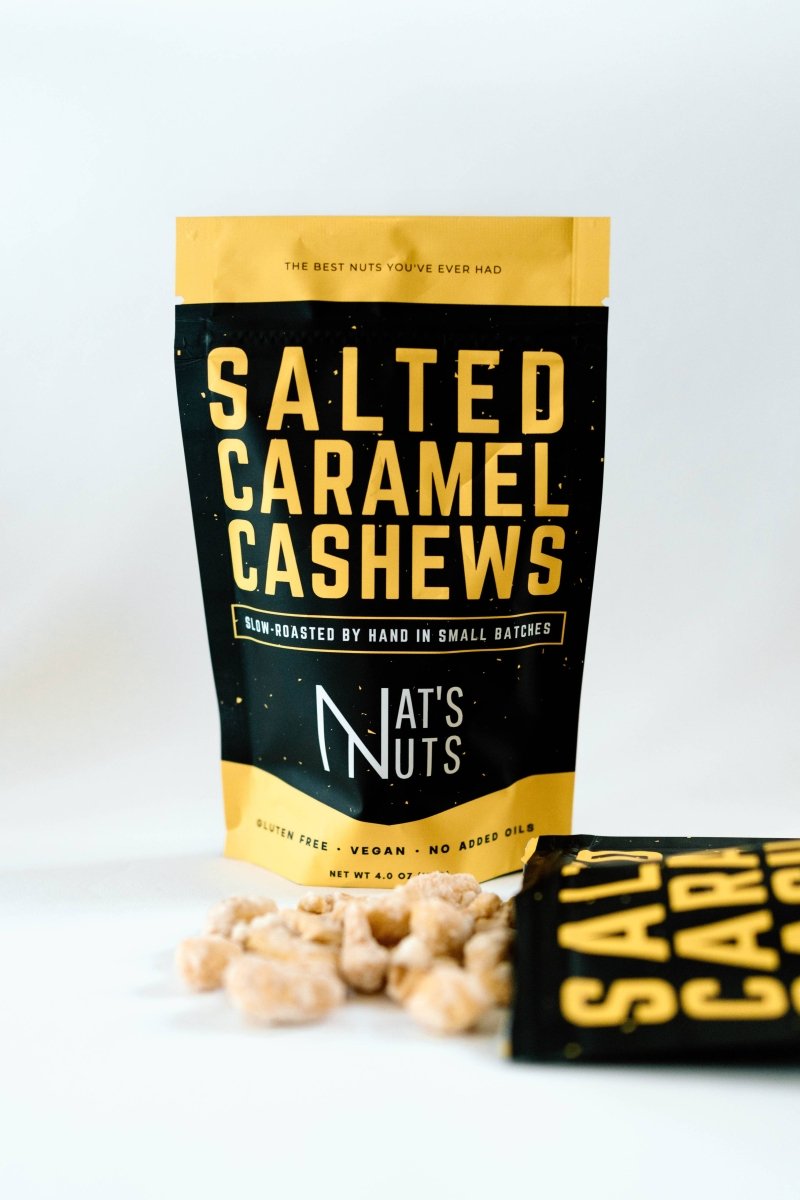 Nat's Nuts - Salted Caramel Cashews - Purses & Pearls