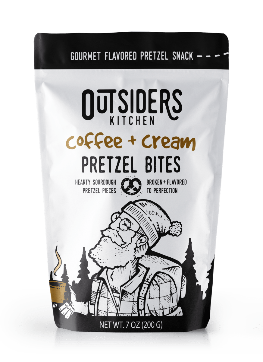 Outsiders Kitchen - Coffee + Cream Pretzel Bites - Purses & Pearls