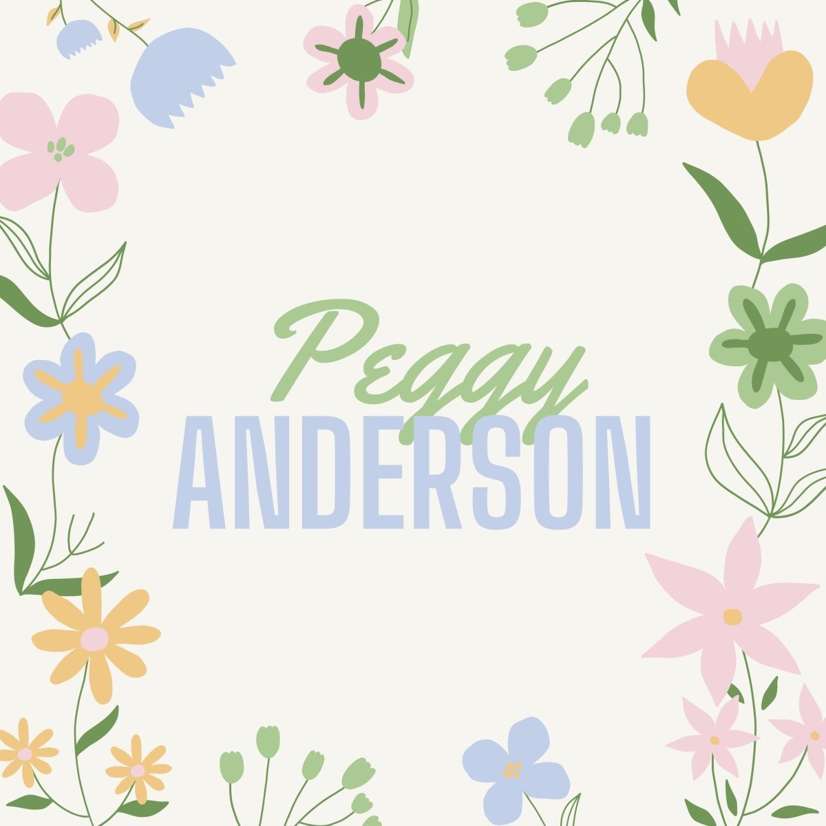 Peggy Anderson - Purses & Pearls