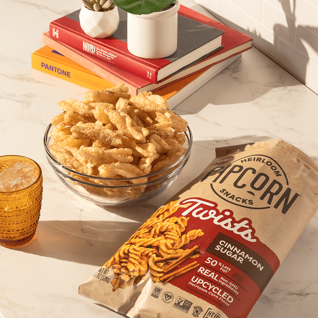 Pipcorn - Cinnamon Sugar Twists 4.5 Oz - Purses & Pearls