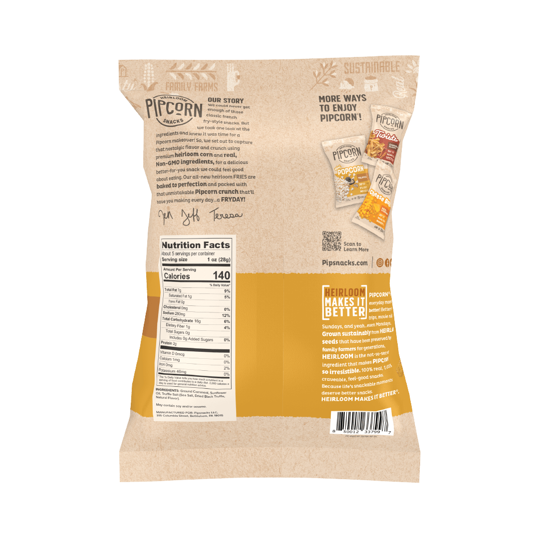 Pipcorn - Truffle Fries, 5oz - Purses & Pearls