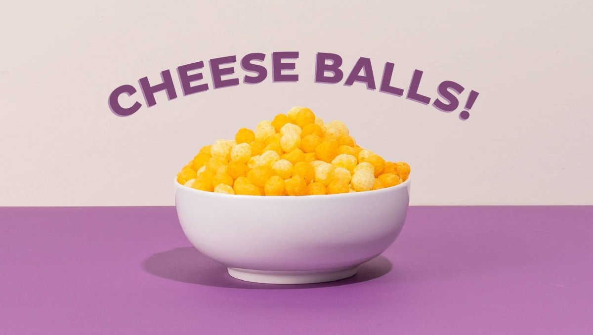 Pipcorn - White Cheddar Cheese Balls, 4.5oz - Purses & Pearls